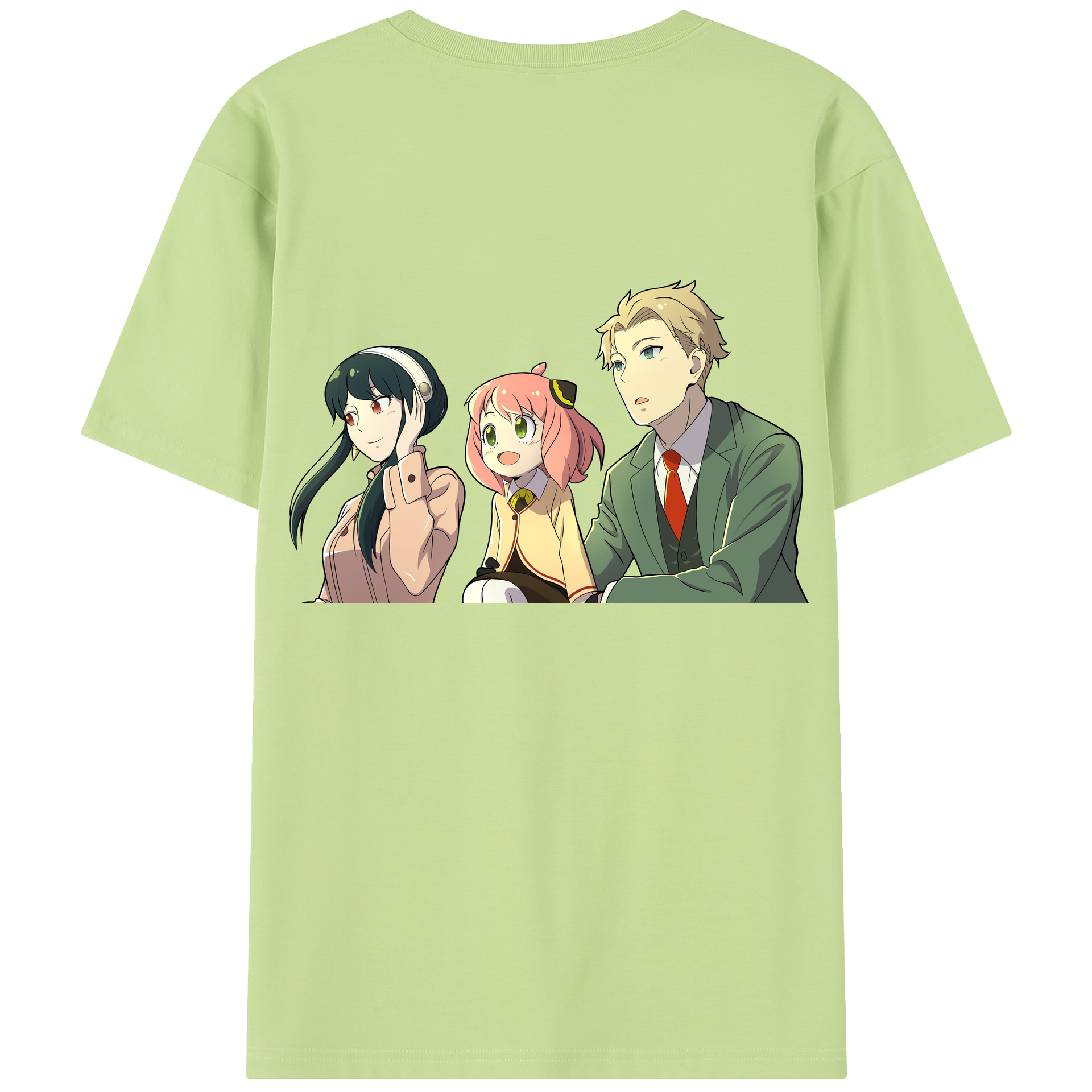 （画像用） SPY×FAMILY间谍家家酒 綿100％半袖Tシャツ（背面プリント）